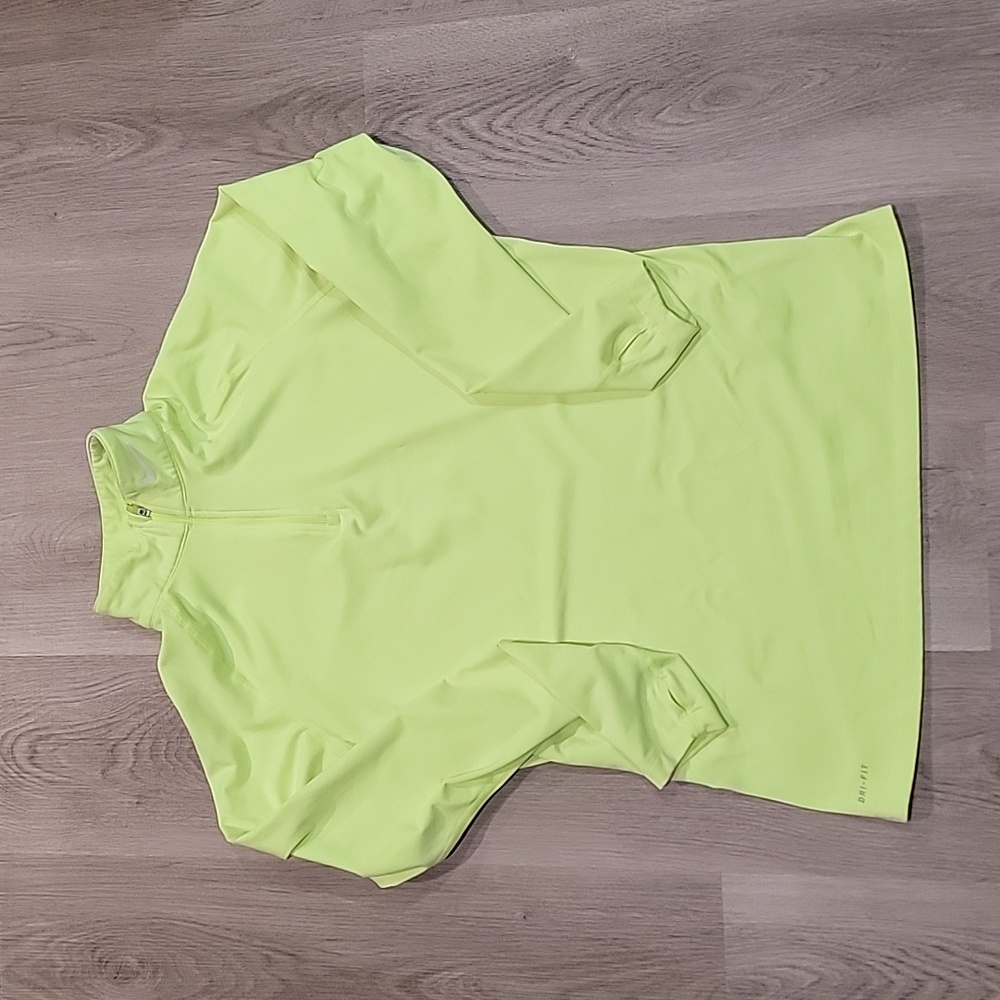 Nike Pro Combat Dri-Fit Comoression Long Sleeve Shirt Neon